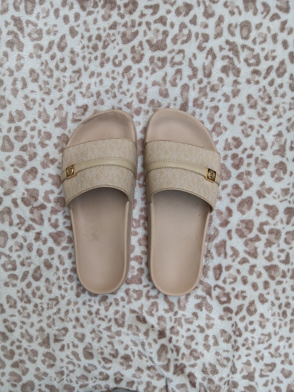 Beige Micheal KORS Sandals